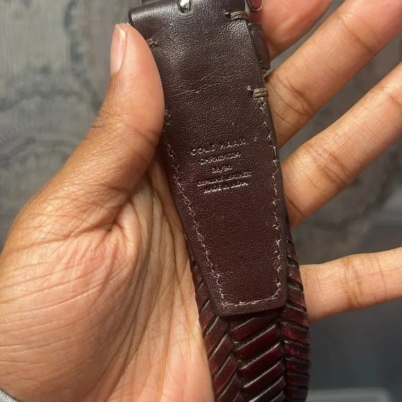 Cole Haan Brown Leather Belt - Picture 9 of 9